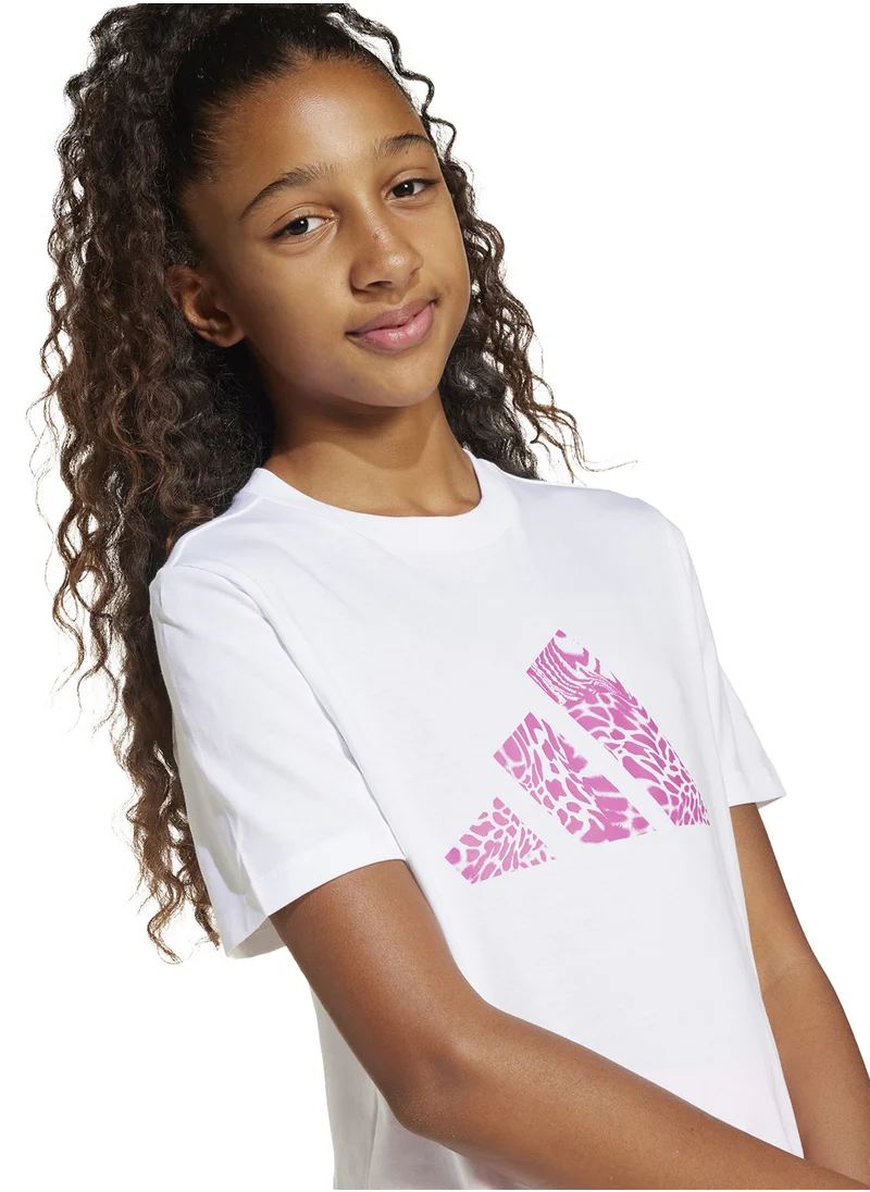 Adidas Youth Animal-Print Graphic T-Shirt