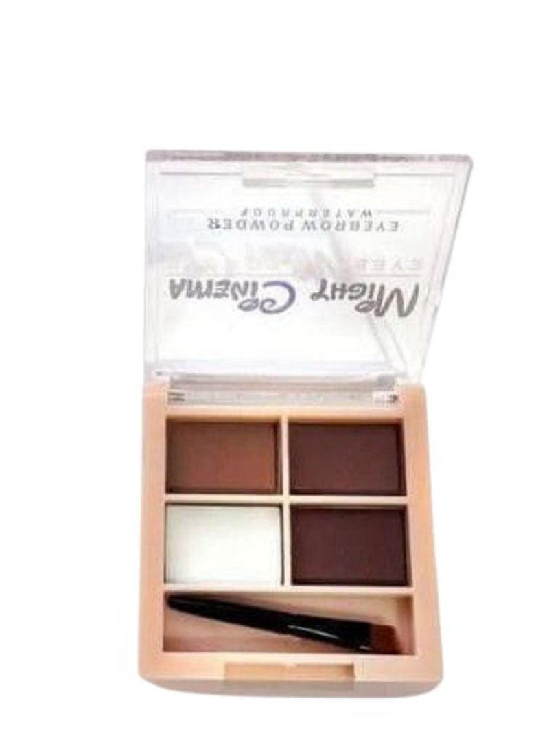 Might Cinema Eyebrow Corrector, 3 shades, fixer and brush - Image 2