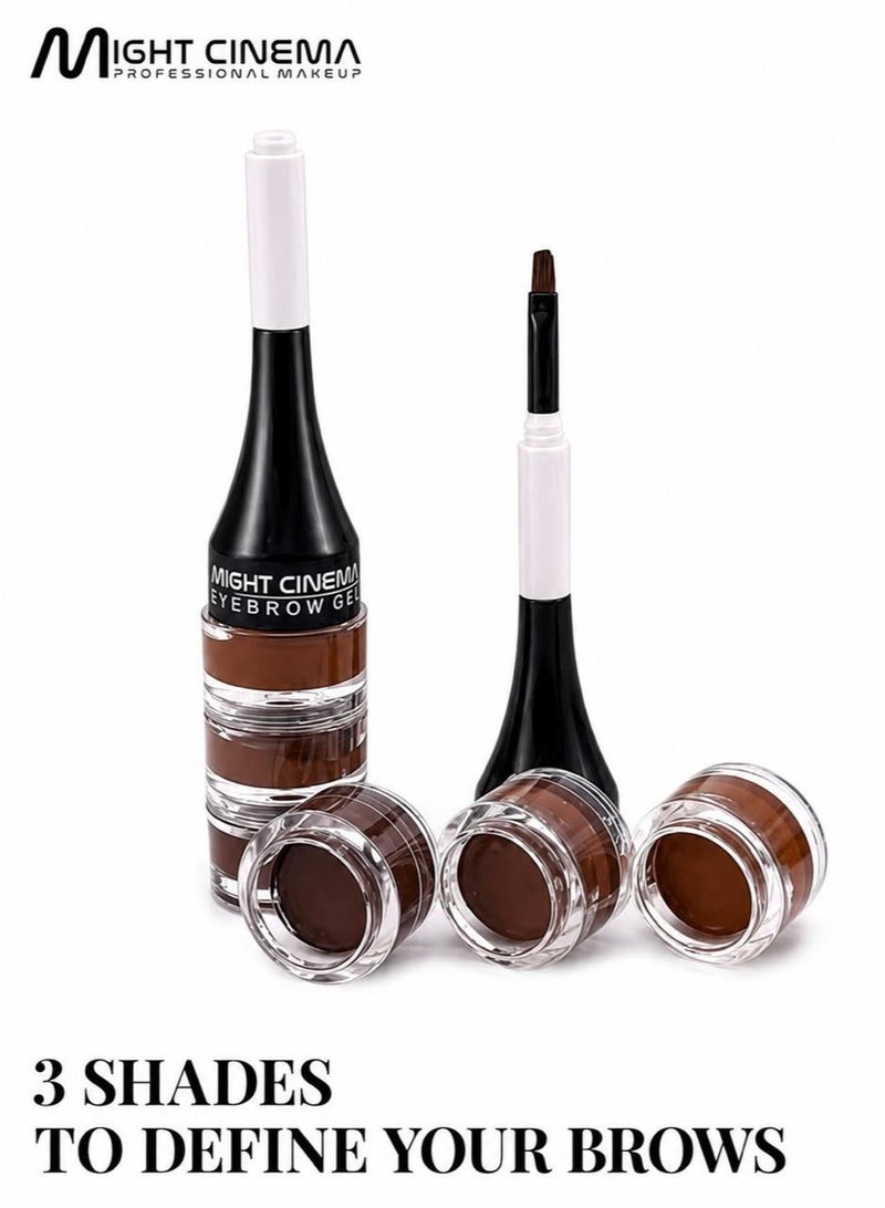 Might Cinema Eyebrow Gel , 3 Dimensional , brush - Image 2