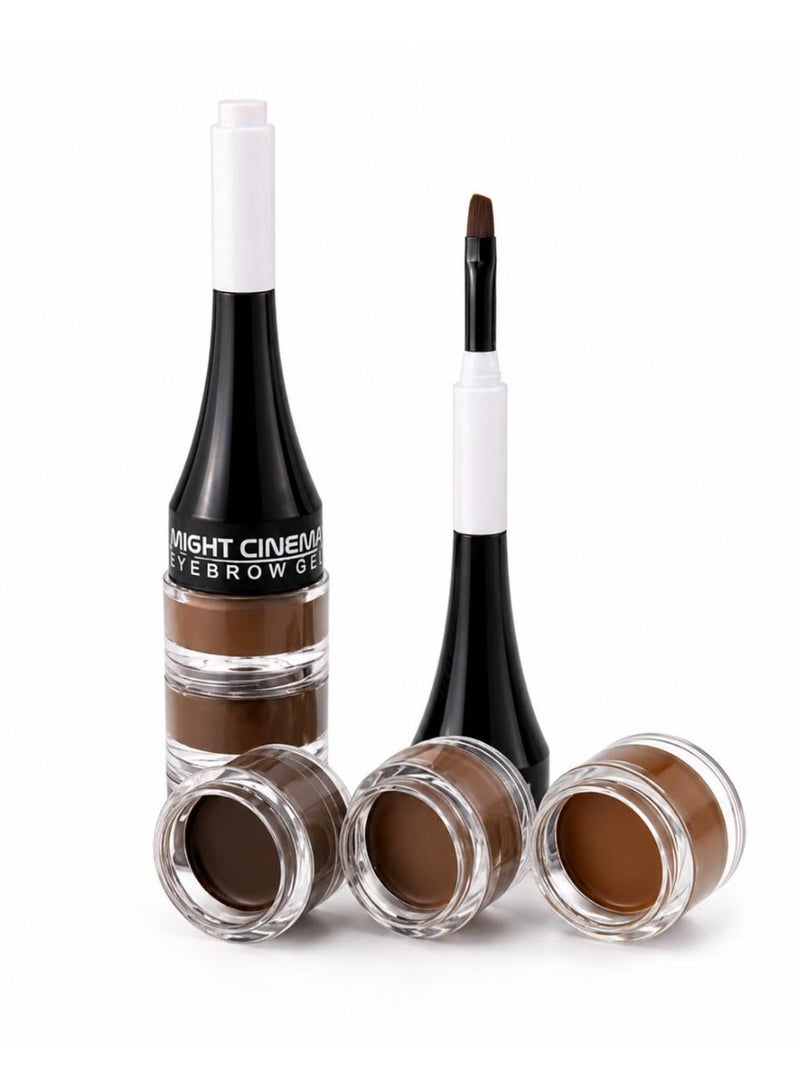 Might Cinema Eyebrow Gel , 3 Dimensional , brush - Image 1