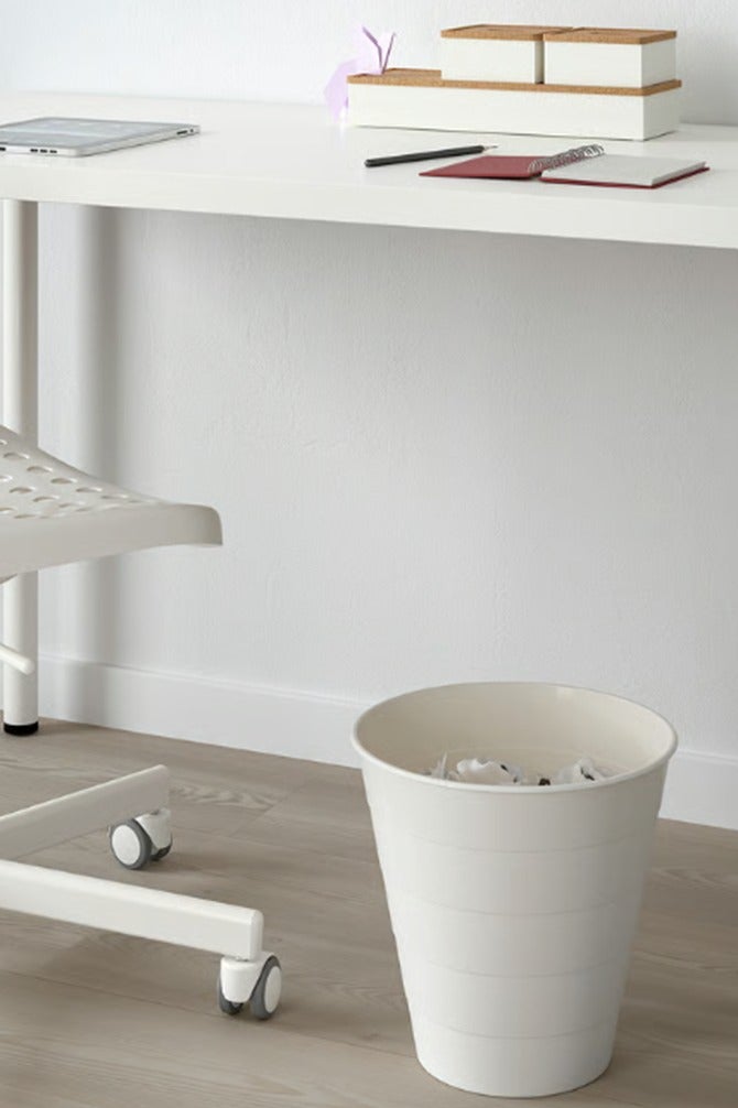 Ikea FNISS Waste Bin - White - 10 L - Image 2