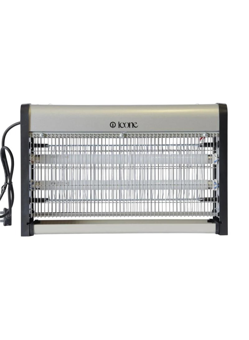 آيكون صاعق حشرات إيكون 39 واط، مصباحين 15 واط، يغطي حتى 100 متر مربع، هيكل من الألمنيوم وABS مقاوم للصدأ، فعال وآمن للقضاء على البعوض والذباب داخليًا وخارجيًا - Image 2