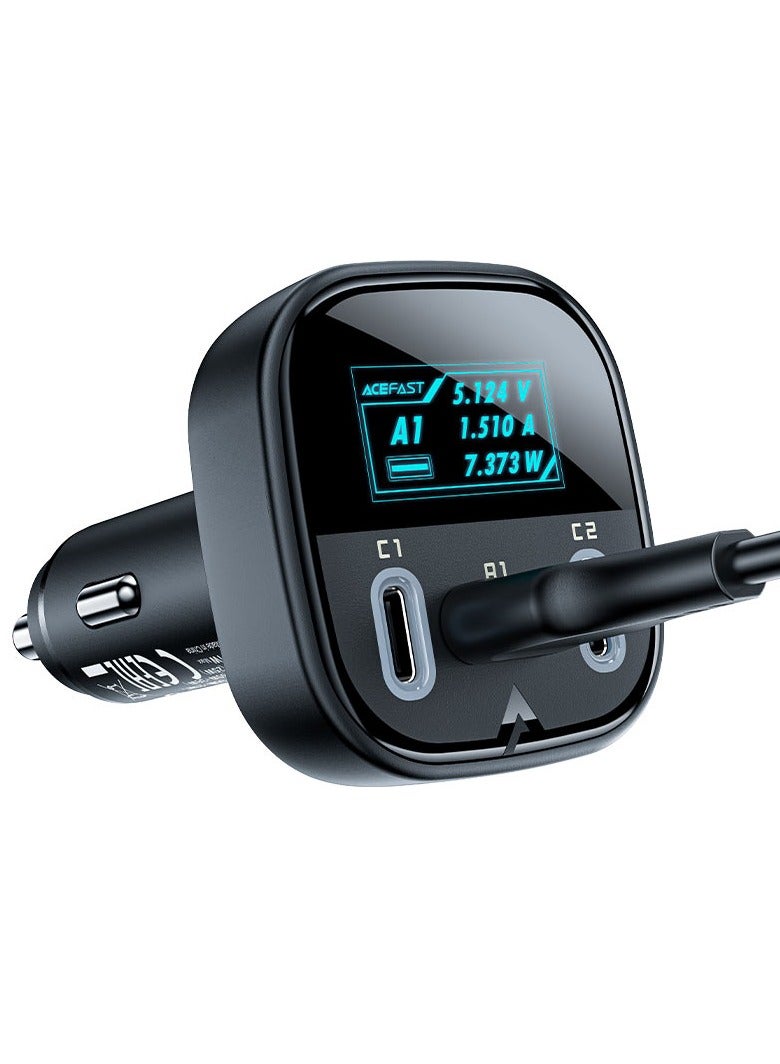 ACEFAST Fast Charge Car Charger B5 101W (2xUSB-C+USB-A) - Image 3