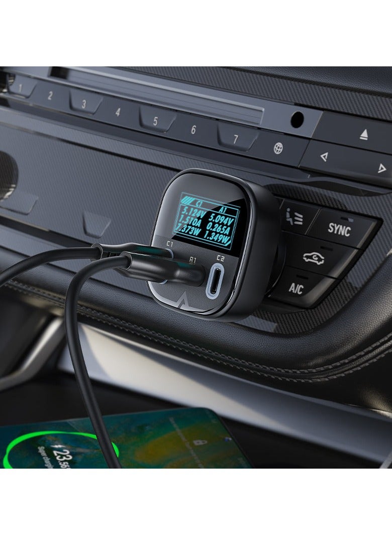 ACEFAST Fast Charge Car Charger B5 101W (2xUSB-C+USB-A) - Image 5