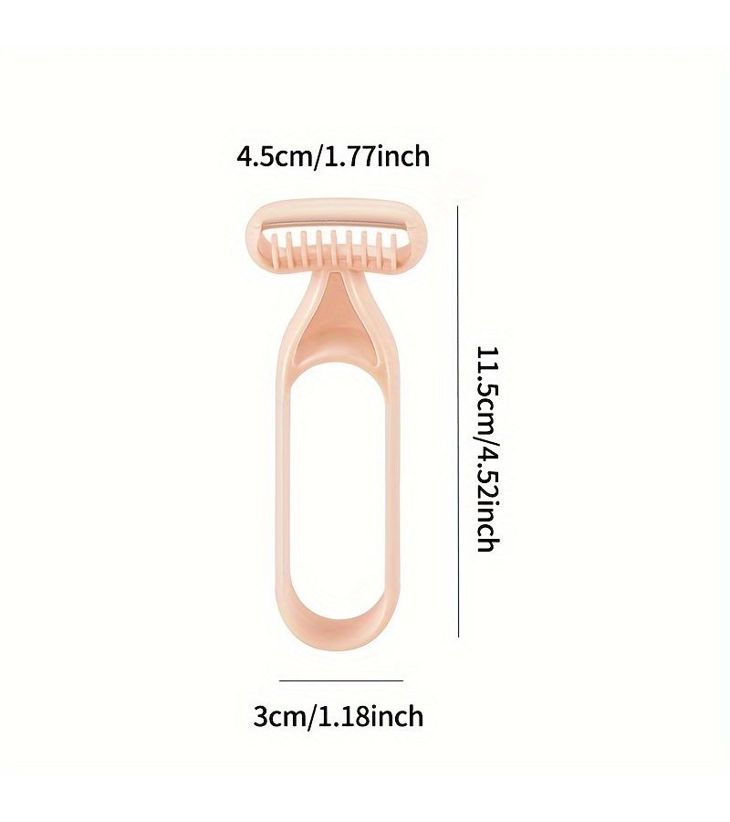 Set Of 5 Multicolor Manual Body Razors For Women Safe Bikini Trimmer Hair Removal Tool Body Shaver For Both Genders - Image 4