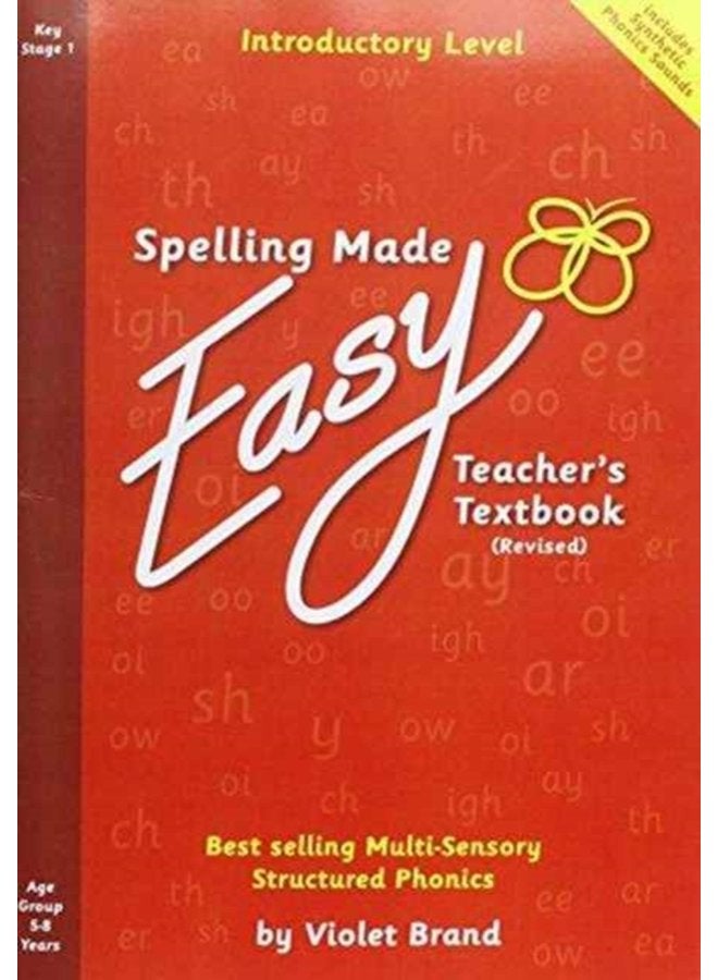 Spelling Made Easy Revised A4 Text Book Introductory Level Teacher TextBook Introductory - Paperback