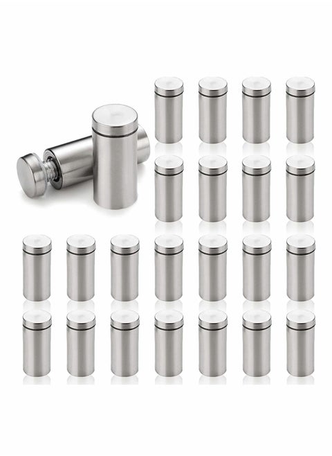 Standoff Fixings Screws, 24Pcs Stainless Steel Sign Advertising Nails, 12x25mm