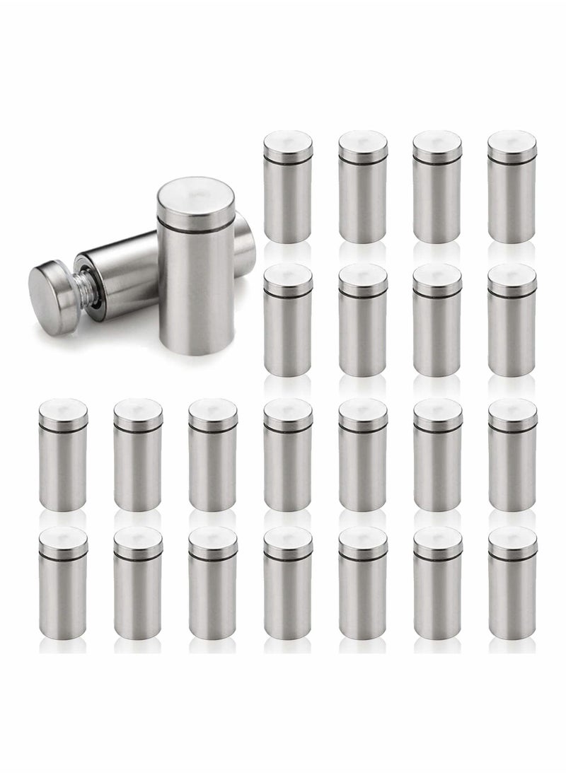 Generic Standoff Fixings Screws, 24Pcs Stainless Steel Sign Advertising Nails, 12x25mm  - Image 1