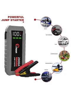 TAWA TAWA K69 Jump Starter & Power Bank – 32000mAh High-Capacity Battery, 2000A Peak Current, 12V Vehicle Compatibility, USB-C Fast Charging, Multi-Function Emergency Power Solution  - Image 5