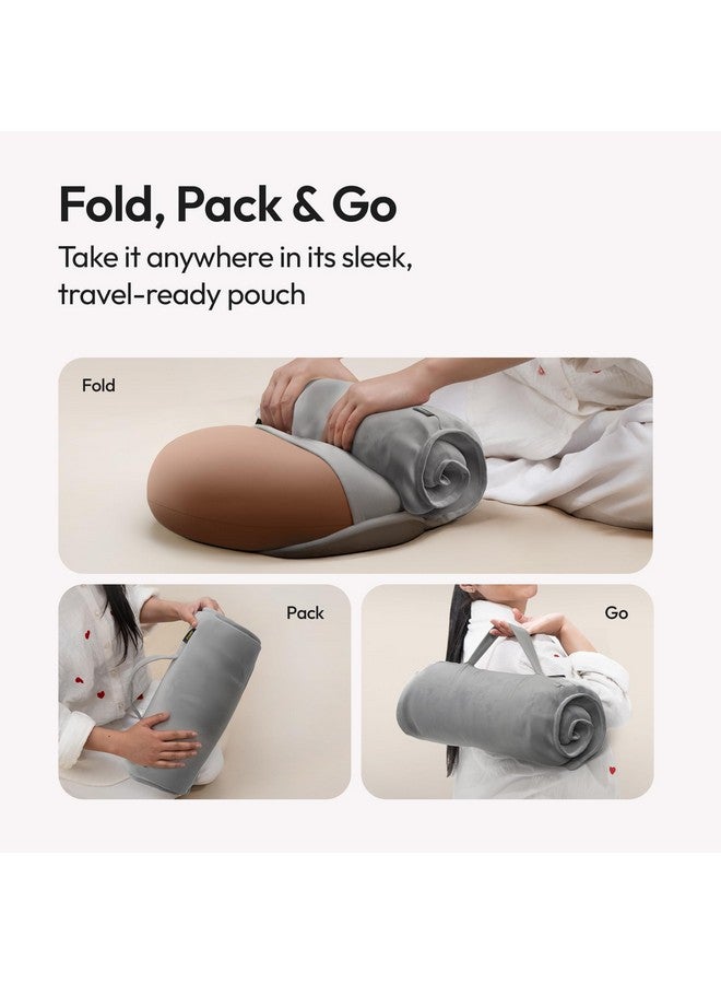 Frido وسادة فريدو العناق | قابلة للتنفس ورغوة الذاكرة فائقة النعومة | دعم النوم للبالغين | أفضل وسادة للعناق للذين ينامون على الجانب والسفر | مضادة للتجعد وصديقة للبشرة - بني موكا - Image 3