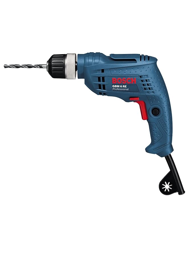 BOSCH Gbm 6 Re Professional Drill 350 Watt 4000 Rpm Very High Speed For Small Drilling Diameters  - Image 1