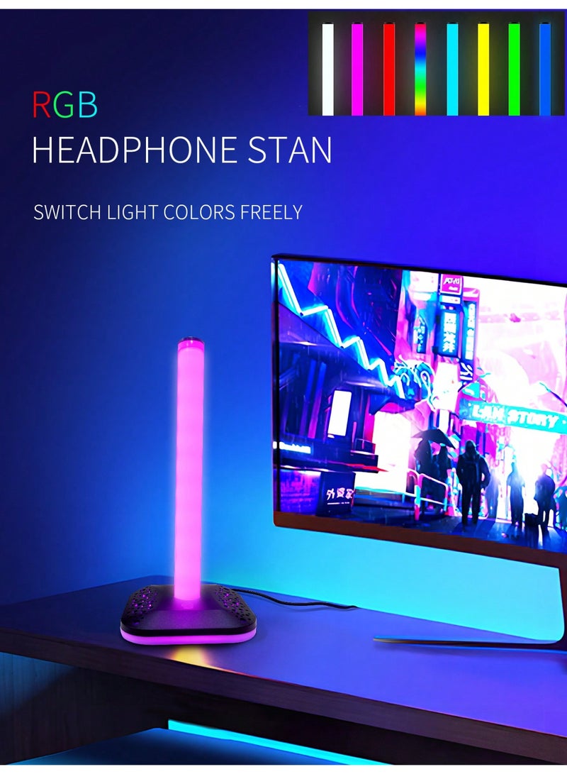 LED Light Headset Stand / Headset Stand Gaming RGB Display - Image 5