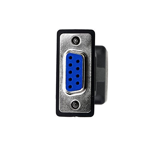 LFHUKEJI RJ45 to RS232,DB9 9-Pin Serial Port Female to RJ45 Female Cat5e/6 Ethernet LAN Extend Adapter - Image 4