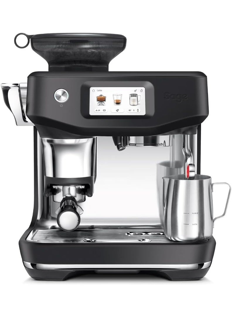 Sage The Barista Touch Impress –Bean-to-Cup Espresso Machine,ThermoJet Heating,Cold Brew Function,Touchscreen – Black Truffle - KSA Version,2 Year Manufacturer Warranty - Image 1