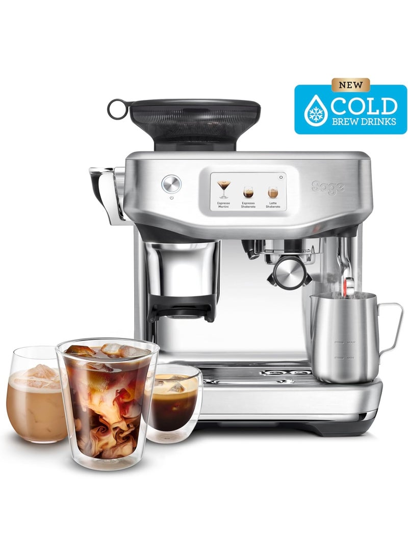 Sage The Barista Touch Impress –Bean-to-Cup Espresso Machine,ThermoJet Heating,Cold Brew Function,Touchscreen – Black Truffle - KSA Version,2 Year Manufacturer Warranty - Image 3