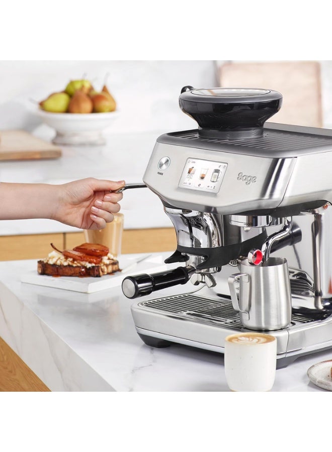 Sage The Barista Touch Impress –Bean-to-Cup Espresso Machine,ThermoJet Heating,Cold Brew Function,Touchscreen – Black Truffle - KSA Version,2 Year Manufacturer Warranty - Image 4