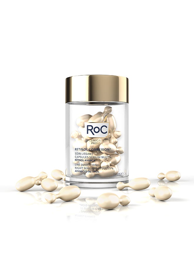 RoC Retinol Correxion Line Smoothing Night Serum Capsules 30Ct - Image 4