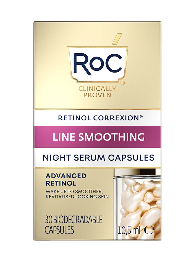 RoC Retinol Correxion Line Smoothing Night Serum Capsules 30Ct - Image 3