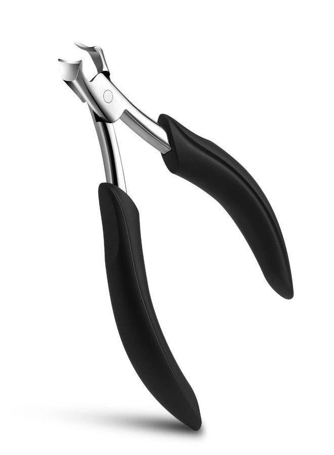 FVION Heavy Duty Nail Clippers for Men, Firm-Grip Toenail Clippers for Seniors' Thick Nails, Nickel Plated Professional Ingrown Toenail Clippers - Image 1