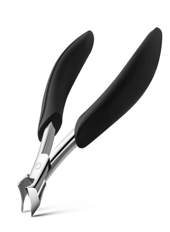 FVION Heavy Duty Nail Clippers for Men, Firm-Grip Toenail Clippers for Seniors' Thick Nails, Nickel Plated Professional Ingrown Toenail Clippers - Image 4