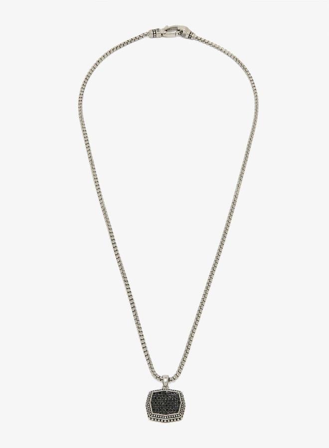 GUESS 26 Inch Octagon Pave Necklace - Image 1