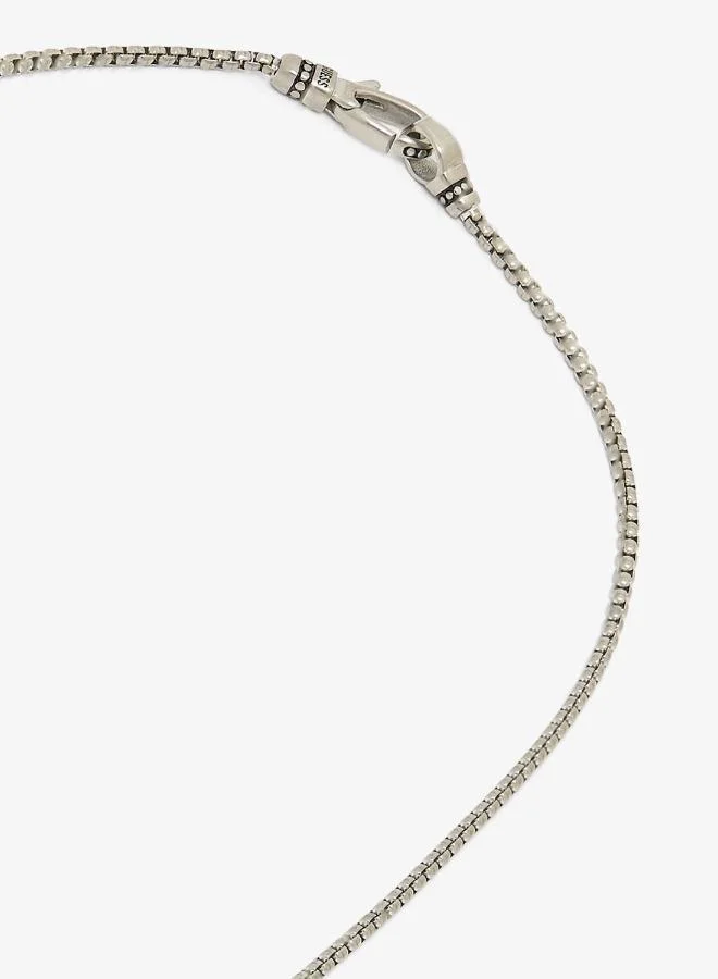 GUESS 26 Inch Octagon Pave Necklace