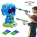 EagleStone Moveable Dinosaur Shooting Toys Triceratops ActionKids Shooting Games with LCD Score RecordLED Enhancing HandEye Coordination Toys for Boys and Girls - Image 3