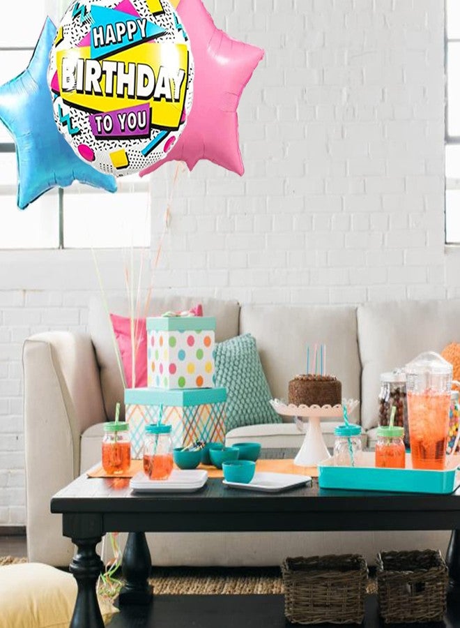 AMFIN® Happy Birthday To You Balloon/Happy Birthday Round Balloons/Happy Birthday Foil Round Balloon/Star Balloons For Birthday/Star Balloons For Decoration - Multi - Image 5