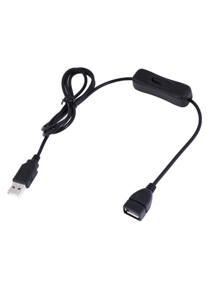 1M Usb Date Cable Male To Female Switch On Off Cable Toggle Led Power Line  - Image 5