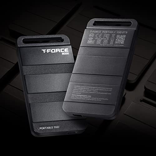 TEAMGROUP T-Force M200 Portable External SSD 4TB USB3.2 Gen2x2 Type-C Read/Write 2000MB/s Compatible with PS5 & Xbox & Chrome OS T8FED9004T0C102 - Image 4