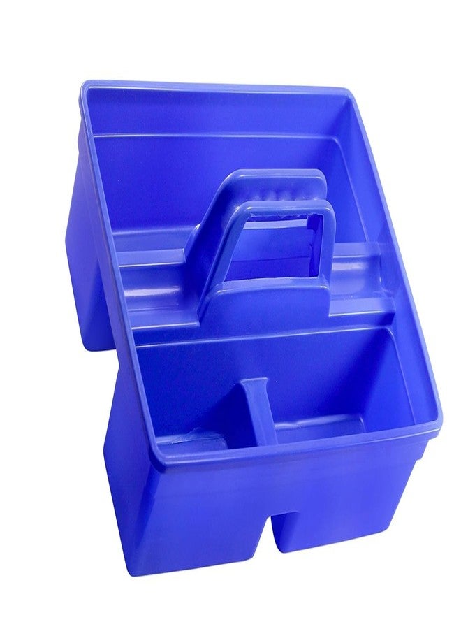 PUFFIN Plastic Handy Caddy Bucket, Blue, Small, Multipurpose for Cleaning, Gardening, Crafting, Kitchen, Office, and Car Use - Image 2