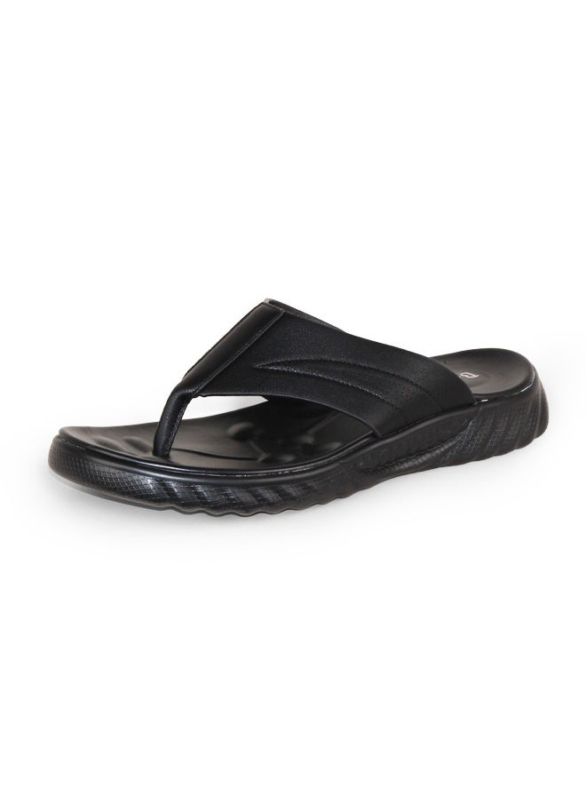 BOTELI Men Genuine Leather Flip Flop Soft Outsole Latest Design Men Slides Flat Footwear Size 40-45 Sandals  - Image 5