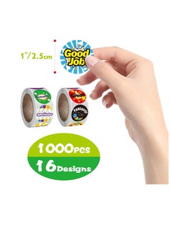 ECVV 1000Pcs Reward Stickers for Teachers Incentive Stickers Supplies for Classroom Motivational Stickers Classwork Award Stickers Kids School Training Encouraging Round Cartoon Words Design-2 Roll - pzsku/Z77A7067FCBE96F487F0CZ/45/_/1718979372/810ed570-33d2-44cd-a34a-43126bf44417