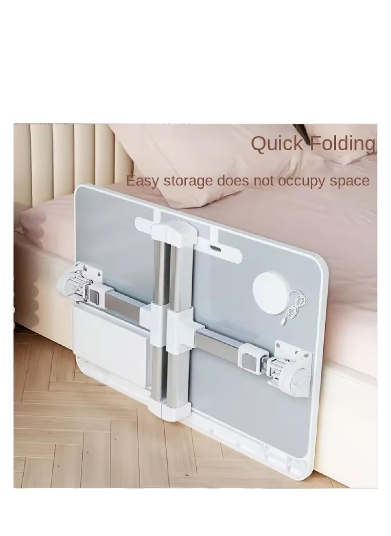 ARCOON - ARCOON Laptop Bed Tray Desk, Adjustable Laptop Stand for Bed, Foldable Legs, 4-Port USB Hub, Storage Drawer, Notebook Tray Breakfast Reading Desk for Working Writing Drawing - Image 1