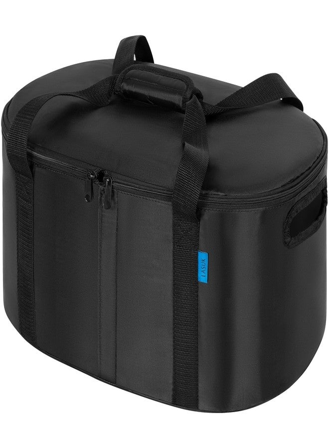 LASUK Portable Slow Cooker Travel Bag, Isulated Carrier Case Tote for 4-8 Quart Crock Carrier Compatible with Else Brands, Internal Mesh Net Holds Pot in Place, For Travel, Outdoor, Picnic, Black - Image 2