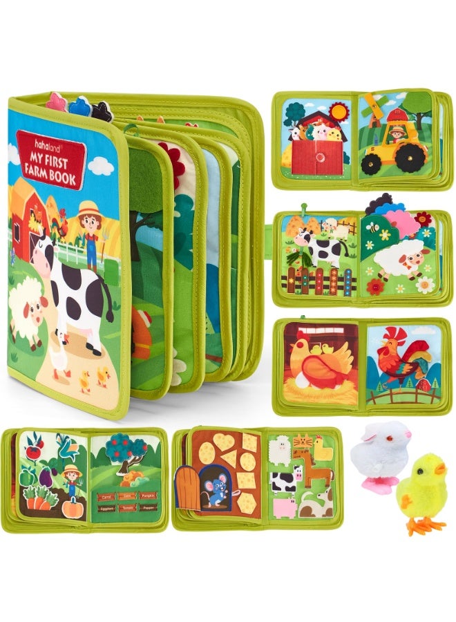 دايتويز كتاب منشغل للأطفال الصغار من عمر سنة إلى ثلاث سنوات - ألعاب مونتيسوري، لوحة منشغلة للأطفال بعمر سنة واحدة، هدايا للأولاد، ألعاب للبنات، كتب تعليمية هادئة، ألعاب سفر، هدايا لأعياد ميلاد الأطفال، هدايا لأعياد الميلاد، هدايا للأطفال الصغار. - Image 1