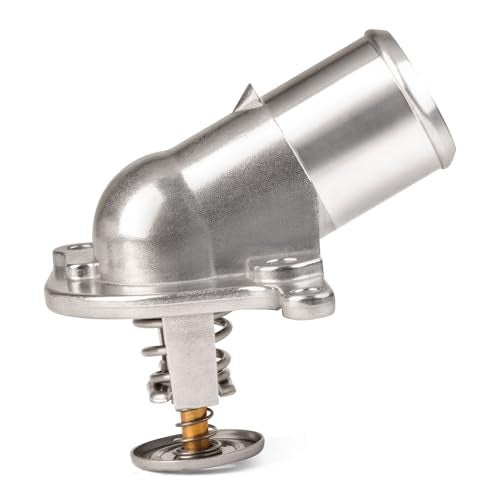 MILIPARTS Thermostat Housing Compatible with 1998-2003 Cadillac Escalade Chevy Avalanche Chevy Camaro Express 1500 2500 3500 Silverado Suburban GMC Envoy Sierra Pontiac 5.3L 6.0L OE 125712618 - Image 5