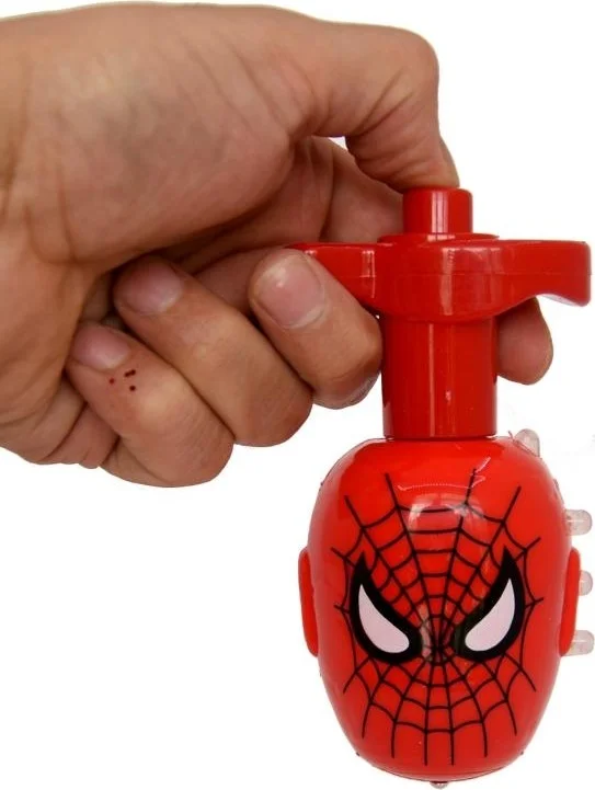 Dzc Kuzenler Avm Dzc Cousins Avm Dzc Cousins Avmspiderman Spiderman Spinning Top Pinwheel Light Musical Toy Character