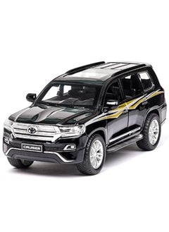 1:32 Scale Wheels Diecast Land Cruiser Metal Model Pull Back Alloy Toys With Light And Sound
