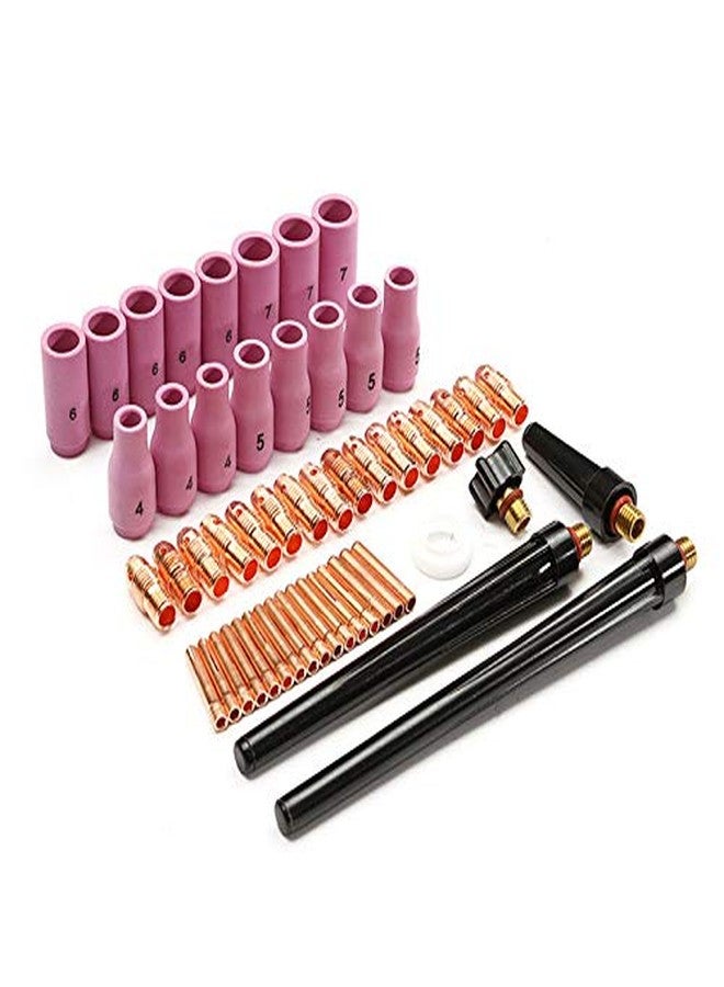 Alffun 53pcs TIG Collets Bodies Alumina Cup Assorted Size Fit SR WP 9 20 25 TIG Welding Torch - Image 4