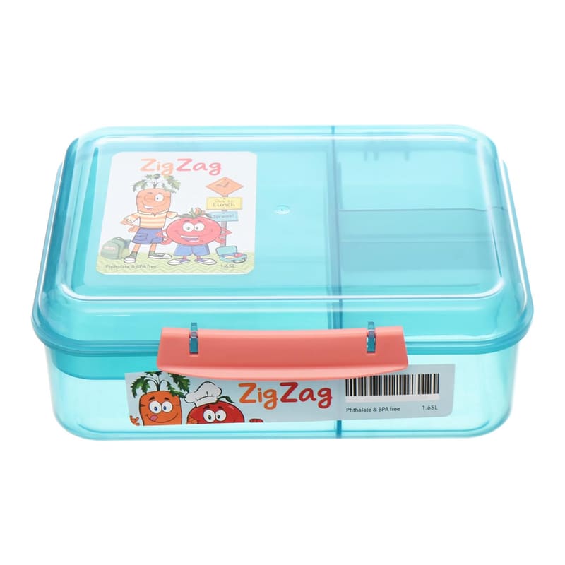 Zigzag Aksa ZigZag Rectangular Food Container 1.65L – Turquoise