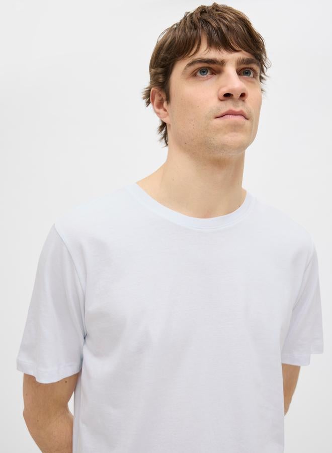 JJ Rebel JJ REBEL Solid Crew Neck T Shirt - Image 2