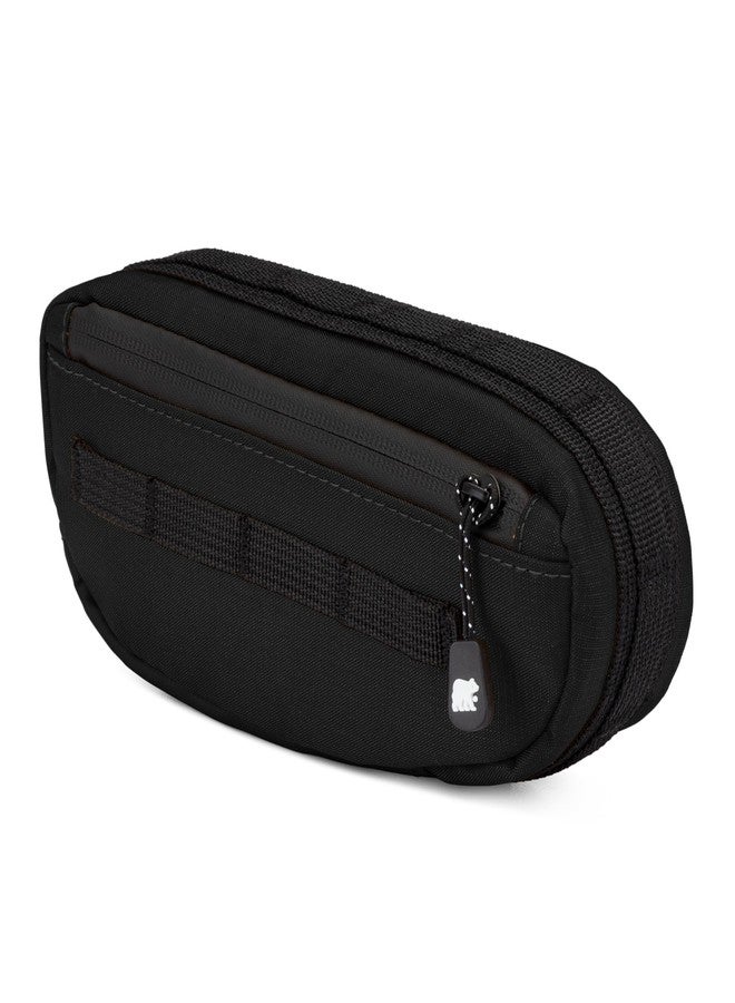 Oso Supply Co Bike Frame Bag – Waterproof Zippers and Water-Resistant Fabric, Dual Storage Compartments, Adjustable Straps – Fits All Frame Sizes, Perfect for Cycling, Commuting, and Adventure Rides (Black) - Image 2
