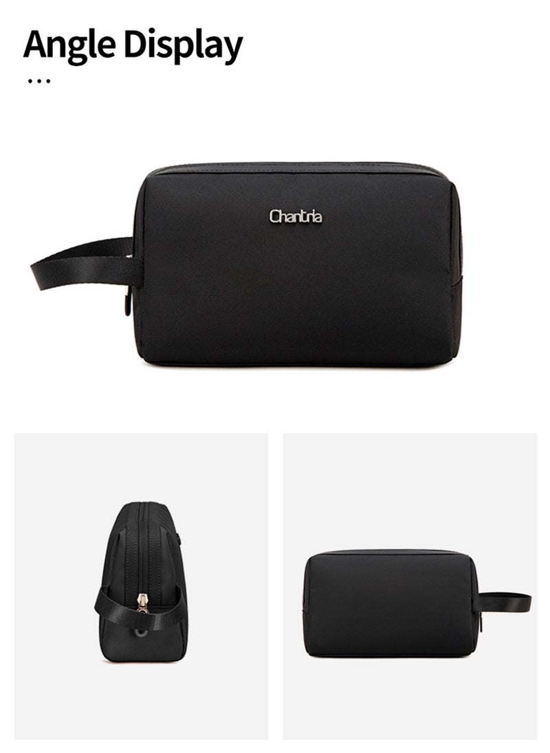 Chantria Portable Cosmetic Storage Bag, Casual Travel Toiletry Bag, Lightweight Wallet Phone Clutch handbag for Women  - Image 3