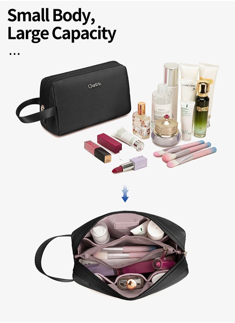Chantria Portable Cosmetic Storage Bag, Casual Travel Toiletry Bag, Lightweight Wallet Phone Clutch handbag for Women  - Image 4