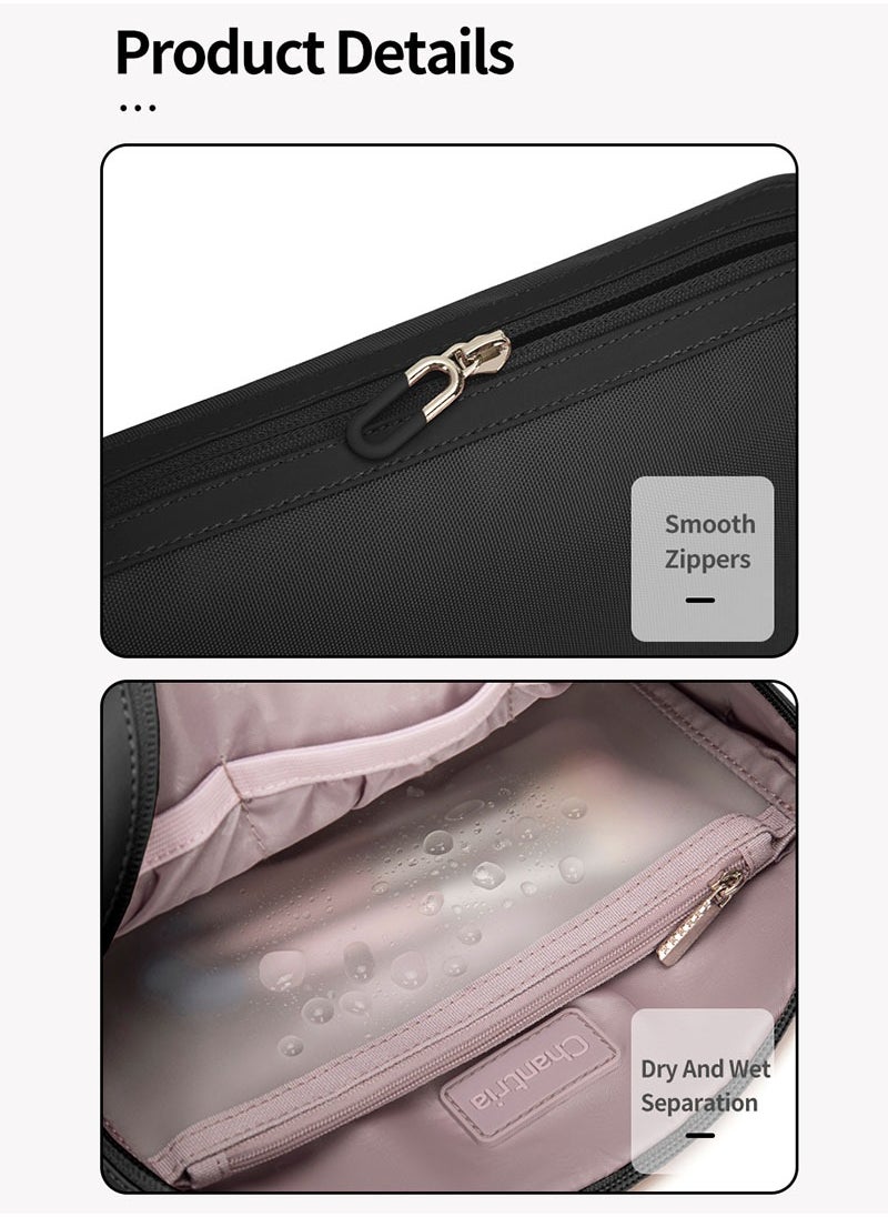 Chantria Portable Cosmetic Storage Bag, Casual Travel Toiletry Bag, Lightweight Wallet Phone Clutch handbag for Women  - Image 5