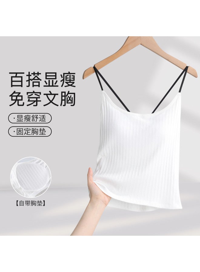 Red Bean Versatile Camisole For Women With Built-In Padded Bra, Slimming, Figure-Flattering, And Backless Design, Wearable As A Strappy Top - Image 3