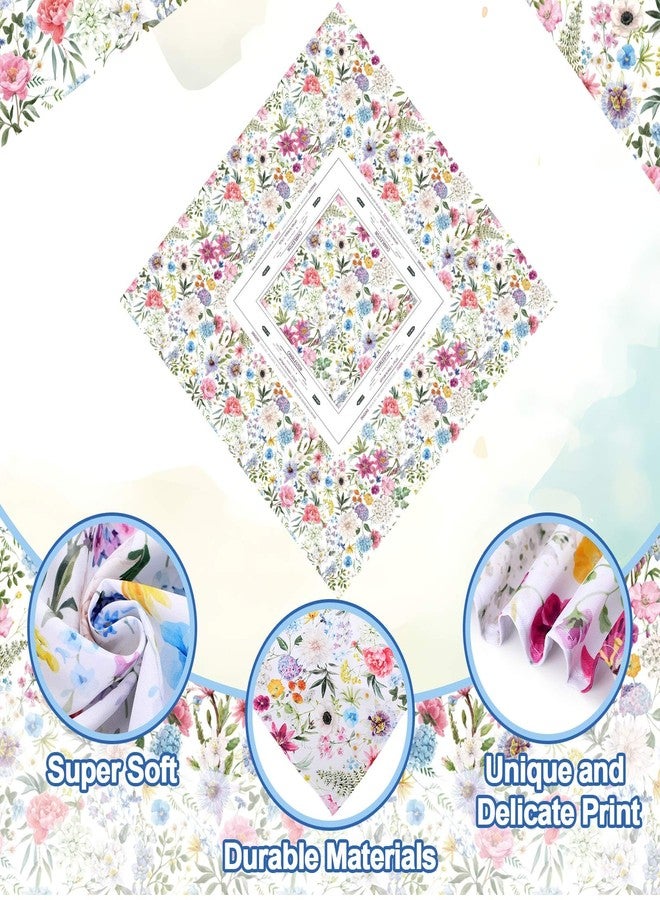 Moukeren Mahjong Tablecloth Chinoiserie Mahjong Mats Floral Card Table Cloth 55" x 55" Inch Square Tablecloth Game Table Cover with Game Rules for Beginners, Card, Board Tile Games(Floral) - Image 3
