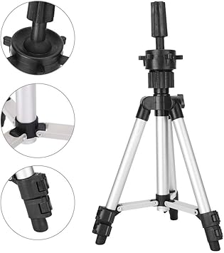 Filfeel Wig Stand Cosmetology Mannequin Stand Tripod Adjustable Hairdresser Training Mannequin Head Clamp HolderTripod - Image 2
