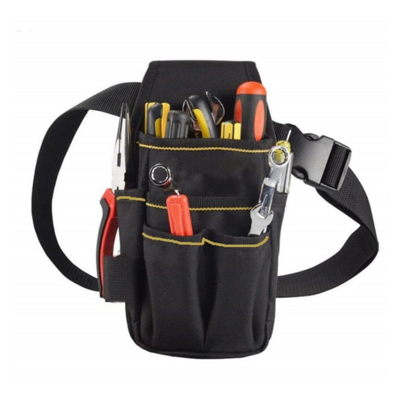Neouth NEOUTH Pocket Tool Pouch Organizer Tool Pouch HeavyDuty Tool Bag with Adjustable Belt for Electrician Work 6Pouches And 9 Screwdriver Loops Construction  - Image 1